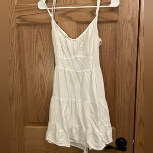 White Spaghetti Strap Dress